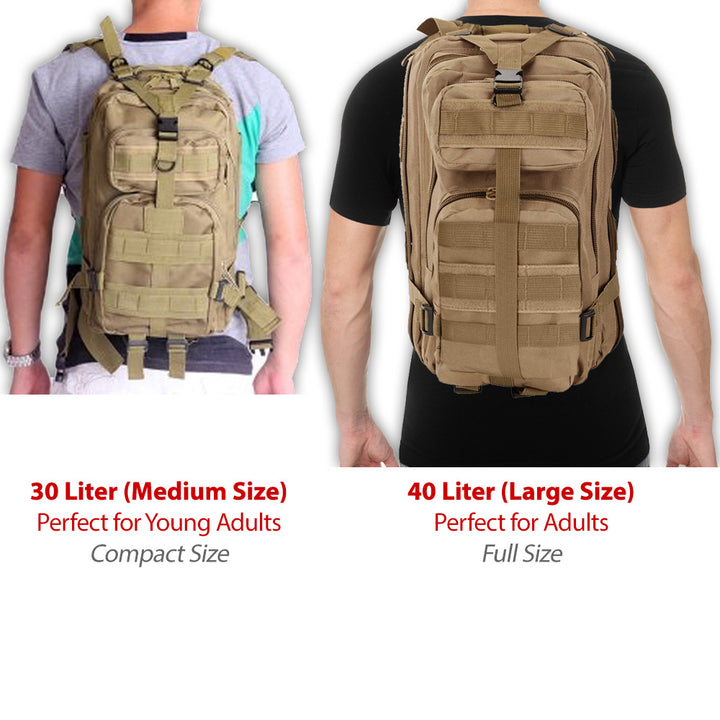 XGear-MB30 – Small Tactical Backpack Survival Assault Bag 30 Liter