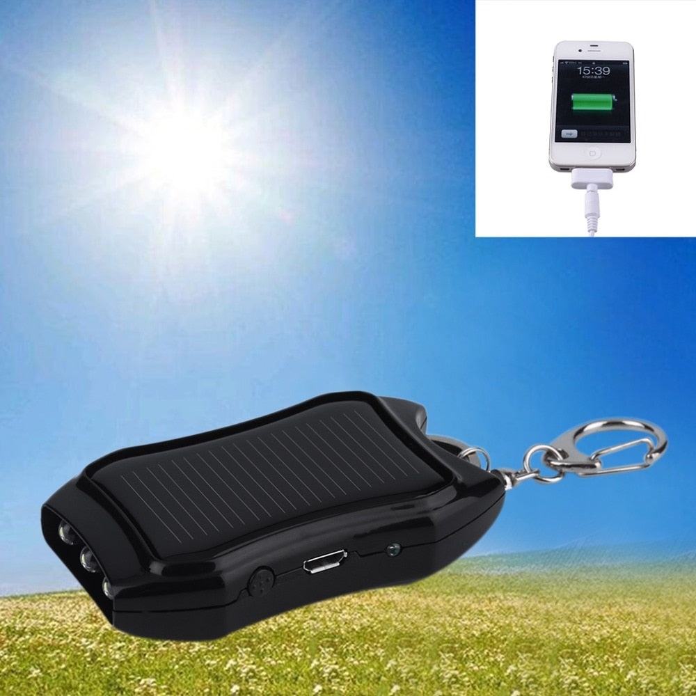 Mobile Charger Solar Keychain