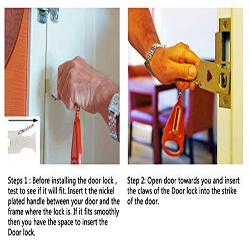 Portable  Door Lock  Self-Defense Door Stop